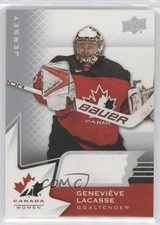 2020-21 Upper Deck Team Canada Juniors Women's WC Jerseys Genevieve Lacasse 0tu9