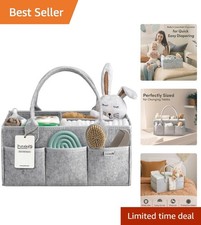 Versatile and Lightweight Diaper Caddy - Easily Store  Carry Newborn Essentials