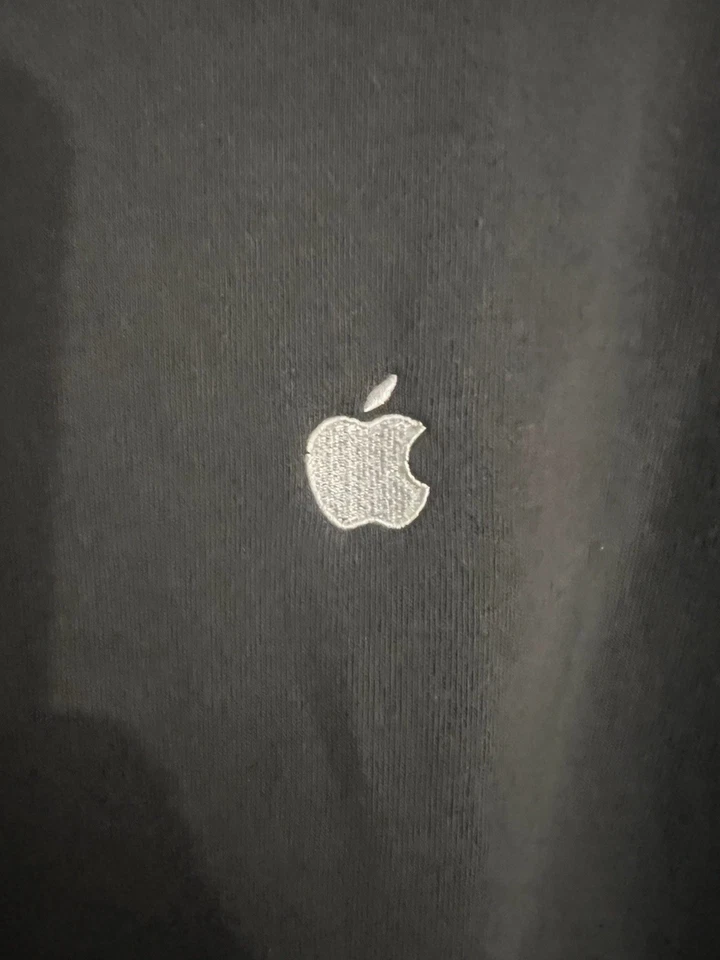 Authentic Apple Gray Full Zip Hoodie, Men’s XXL, 100% Cotton - Image 4 of 4