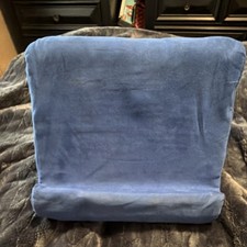 Pillow Pad Blue Tablet  eReader Pillow Stand Holder, Washable, Freestanding