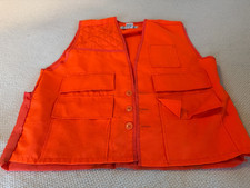 Vintage Duck Bay Orange Hunting Game Vest