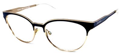 TOMMY HILFIGER TH1359 K1T Black/Gold Matte 52-16-140 Eyeglasses Frame 