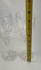 Set of Two (2) Gorham Crystal STAR BLOSSOM Clear 9 1/8" Champagne Flute Glasses — photo 3