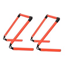 2Pcs Sports Agility Hurdles for Track Field Improves Strength Coordination