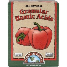 Down To Earth Organic Granular Humic Acids Fertilizer Mix, 5 lb