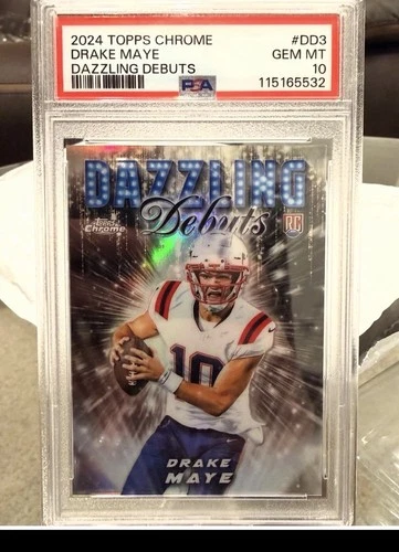 2024 Topps Chrome - Dazzling Debuts Drake Maye #DD-3 (RC)