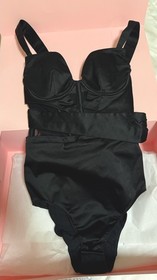 Agent Provocateur Thoria Body Black Corset Size 2 NWT And Box Orig $980