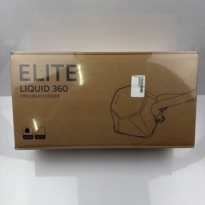 Cooler Master 360 Elite Liquid CPU Cooler Dual-Chamber ARGB AM5 360mm... Black