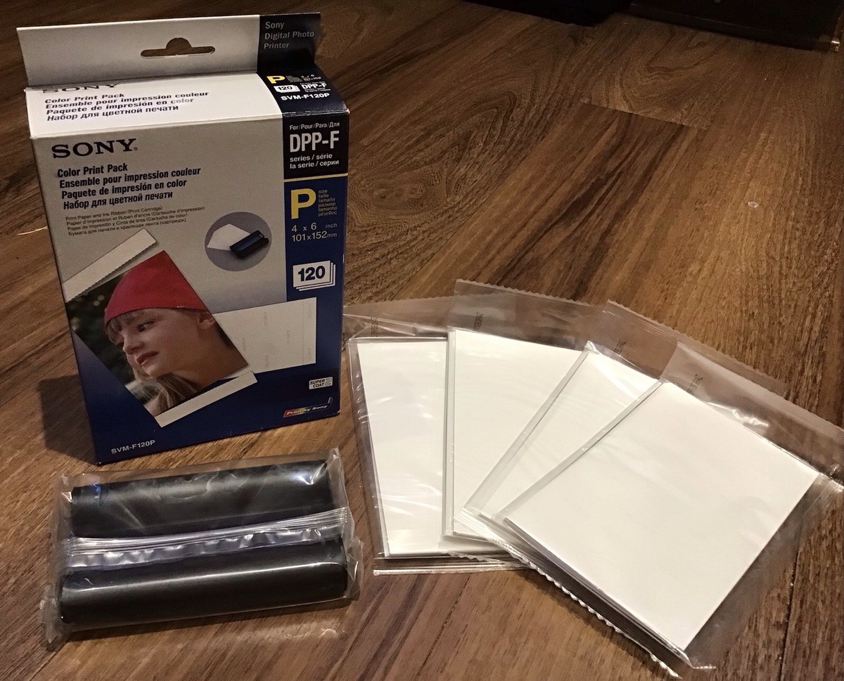 SONY SVM-F120P Color Print Partial Pack - X1 Cartridge X80 P-Size