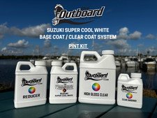 Suzuki Super Cool White - 1 PINT Refinishing Kit