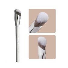 Albeaut Concealer Brush, Angled Under Eye Makeup Small 6.3 in, white