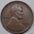 1910 1C Lincoln Wheat Cent Extremely Fine XF #136