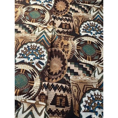 David Textiles Aztec Southwestern Art Pots Plates Baskets Woven Cotton BTHY