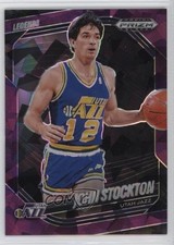 2024-25 Panini Prizm Black Legends Purple Ice 58/149 John Stockton #283 HOF 5m9
