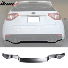 For 08-14 Subaru Impreza WRX Hatchback 5DR STI Rear Bumper Diffuser Lip Gray ABS