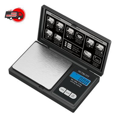 Gram Digital Scale 0.01G Accuracy 500G Small Pocket Scale Jewelry Weight