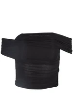 SER.O.YA BLACK MESH TOP XSMALL