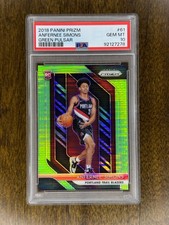 2018 Panini Prizm Anfernee Simons Green Pulsar Rookie Prizm /25 PSA 10
