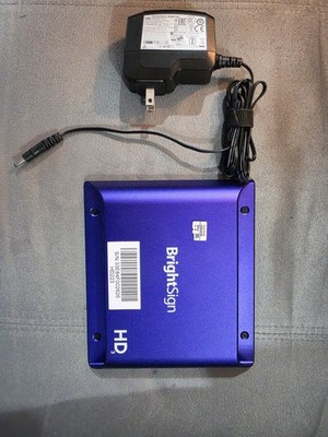 BrightSign  Model: HD223 Player w/ AC Adapter & SD Card (Near Mint)
