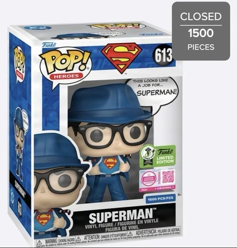 Funko Pop Superman ECCC 2026 Con Sticker Exclusive LE 1500 Confirmed
