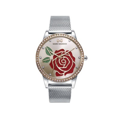 Orologio Donna Mark Maddox MC6007-93 – Cinturino Pelle Marrone E Quadrante Rosa - 2