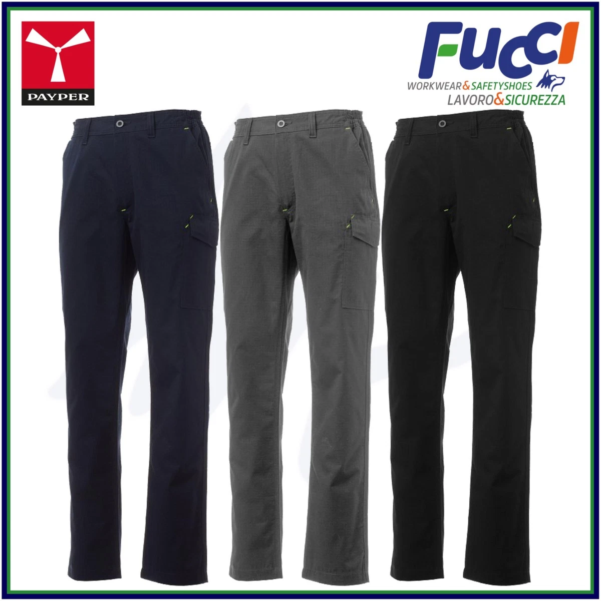 Pantaloni Casual Da Lavoro M819 Per Uomo – Bluette, Cotone Invernale Con Tasche, Taglia 48 - 2