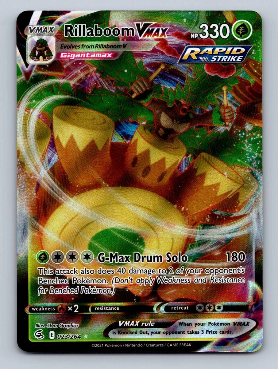 japanese hidden fates pokemon cards Shining Fates SV106 Full Art Rillaboom VMAX CGC 9