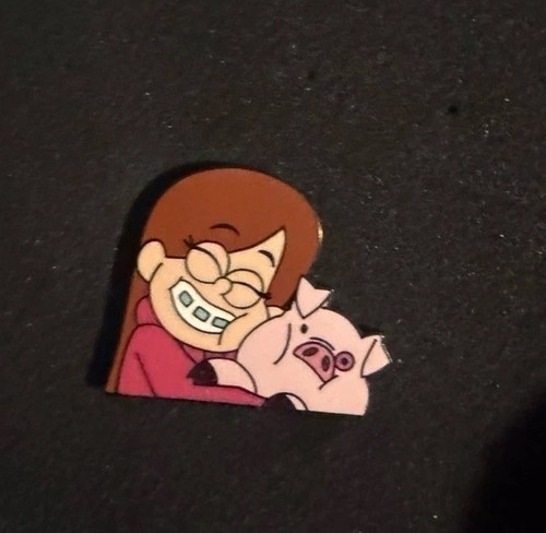 Mabel Pines & Waddles Pig Gravity Falls Enamel Pin Brooch