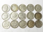 Lot of 15 Roosevelt 90% Silver Dimes - #11315-13