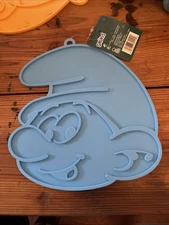 The Smurfs Silicone Trivet ~ Blue Smurf Head NWT 