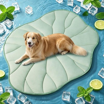 Dog Cooling Mat, 59'' x 40'' Reversible Q-MAX 0.5 Self Cooling Mat for X-Large