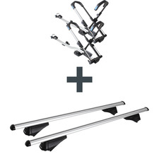 Dachträger + Fahrradträger für 2 Fahrräder - für VW Golf 7 Sportsvan Typ AM1 Kit
