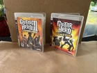 Guitar Hero III Legends of Rock & Guitar Hero World Tour PS3 Bundle w/ manuals