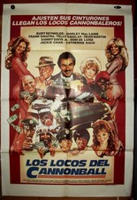 SINATRA MARTIN DAVIS JR REYNOLDS ! orig1SH movie poster 1987 CANNONBALL RUN II