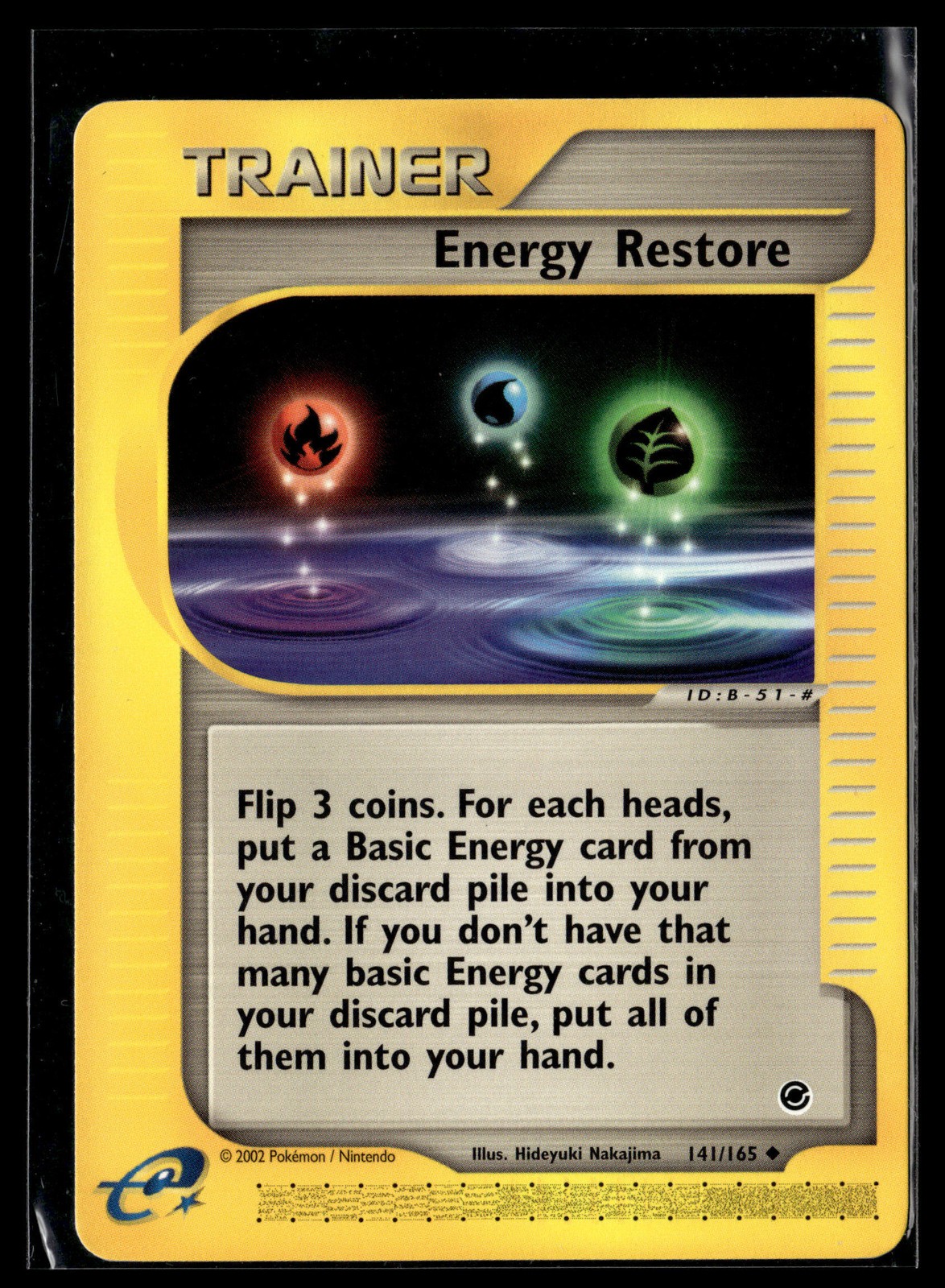 Pokemon TCG Expedition #141/165 Energy Restore NM