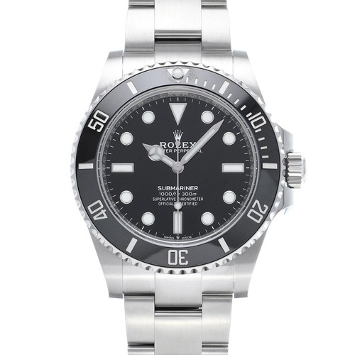ROLEX Submariner 124060 black WATCH 732632
