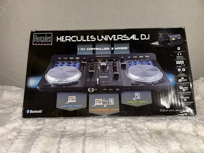 Hercules Universal DJ Controller Bluetooth Mixer 2 Decks 16 Pads Black