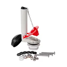 Universal 2in. Adjustable Toilet Flush Valve Repair Kit EZ Install Complete Set