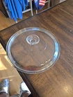 PYREX Corning Ware Glass Round 8 3/4" Replacement Lid 04 G 1 C  A Clear G1C Ribs