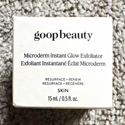 goopbeauty Microderm Instant Glow Face Exfoliator Cream 0.5 fl oz Glycolic #7