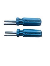 PICQUIC MULTIQUE - Slim Handle Multi-Bit - Two Screwdrivers  -  Bright Blue
