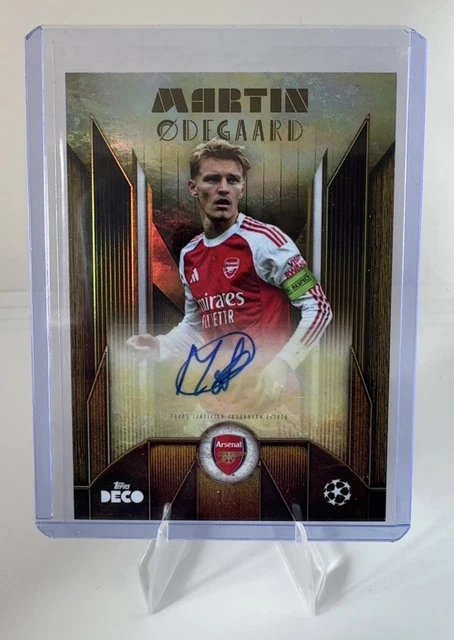 Martin Odegaard 1/1 Auto Topps Deco 2025/26 Arsenal Captain Premier League