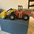 Vintage Dinky Toys No. 973 Yale Articulated Tractor Shovel. Orange  Diecast.