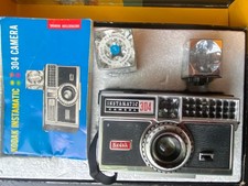 Kodak Instamatic 304 Camera Outfit w/ Original Box Manual FlashCubes Made in USA