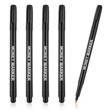 5 x Professional Counterfeit Money Marker Pen for Dollar Bill Authentication