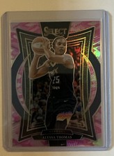 2025 Panini Select WNBA - Concourse Alyssa Thomas #57 Pink Camo Prizm /175