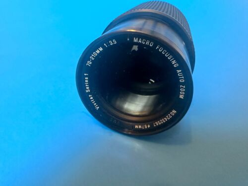 Vivitar 70-210mm Series 1 - Macro Zoom Olympus OM Mount Lens - Excellent!