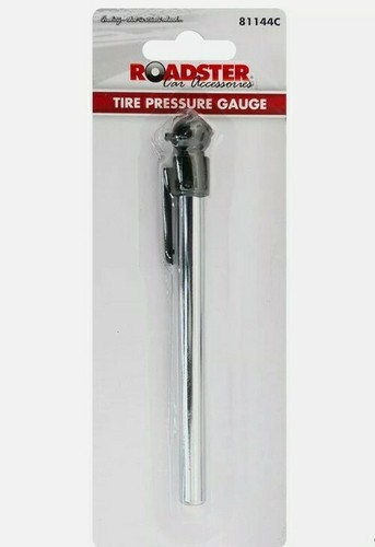 TYRE PRESSURE GAUGE 10-50 PSI CAR BIKE VAN PUSH FIT SCHRADER VALVE CAR BIKE VAN - Picture 2 of 2