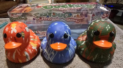Quackeez Duckeez Holiday Prints Jeep Ducking Not Mint Packaging