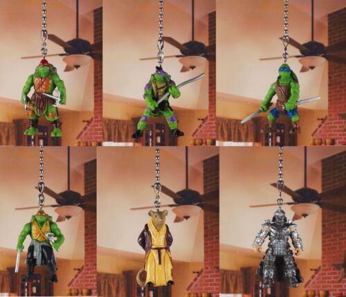 Teenage Mutant Ninja Schildkröten Deckenventilator ziehen Licht Lampe Kette Dekoration A644 - Bild 1 von 1